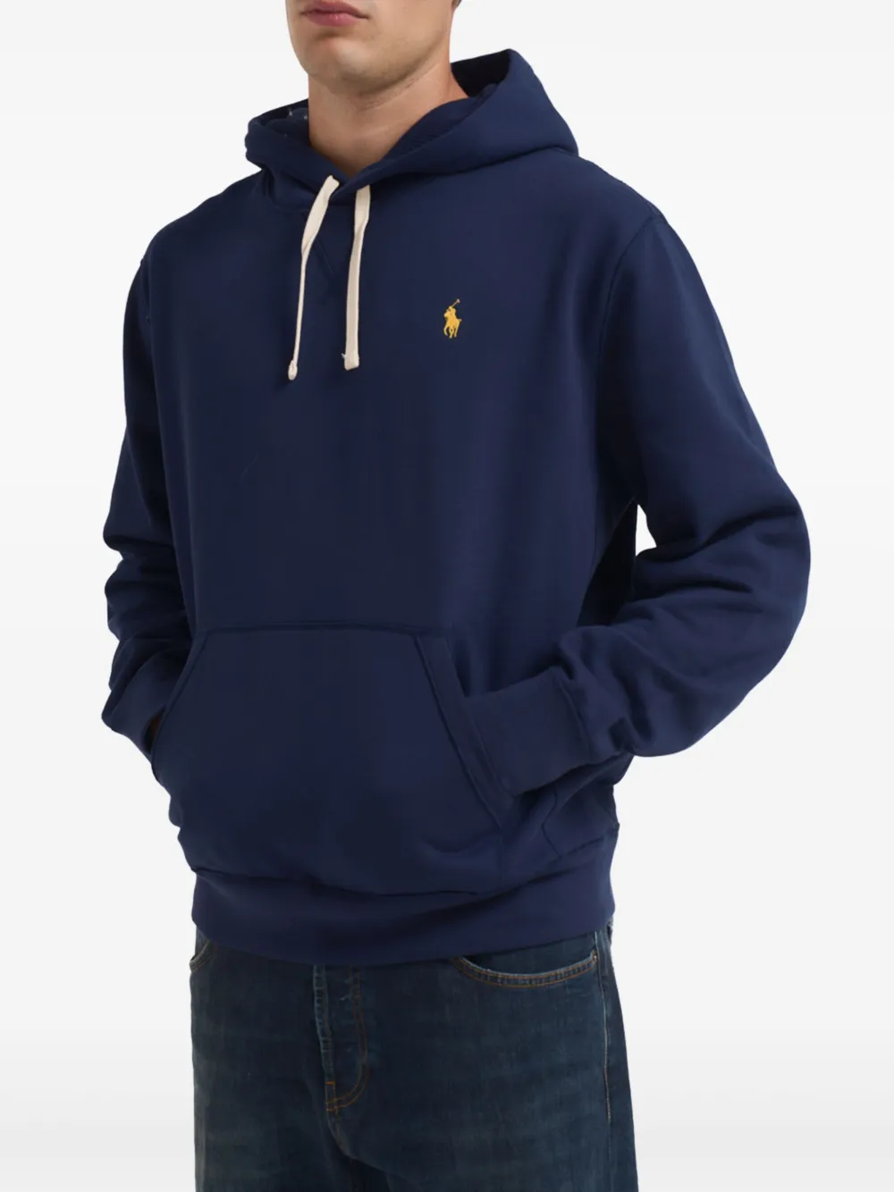 Polo Ralph Lauren Hoodie met geborduurd logo en lange mouwen Blauw