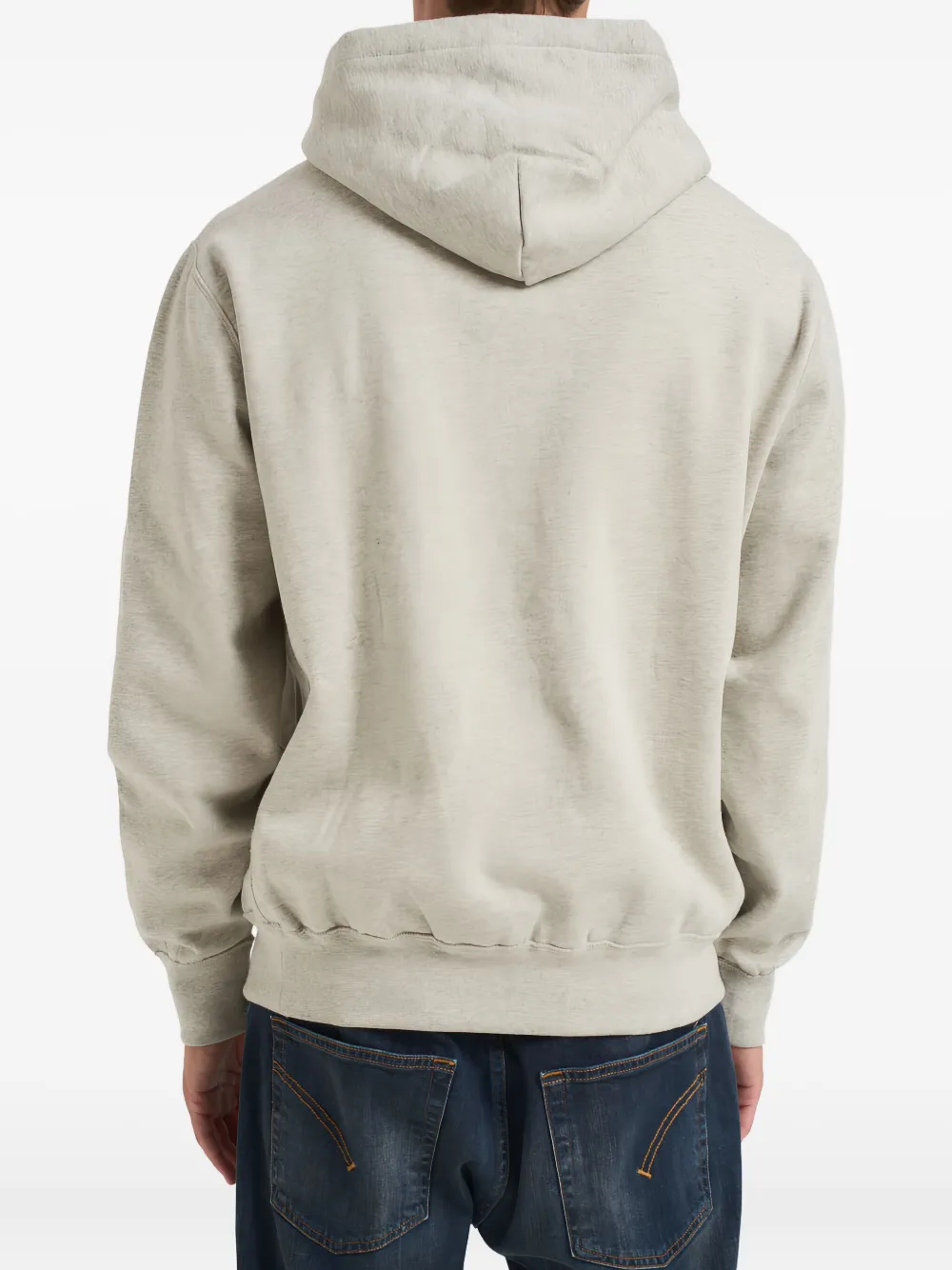 Polo Ralph Lauren Logo-embroidered Long-sleeve Hoodie In Gray