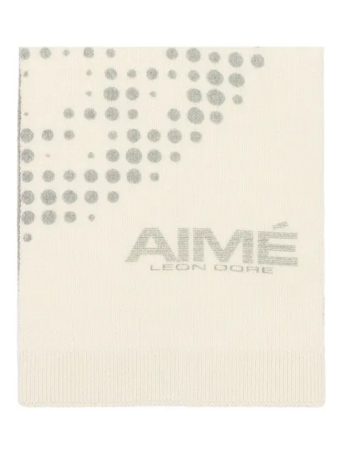 Aimé Leon Dore NEW BALANCE geo-print wool scarf