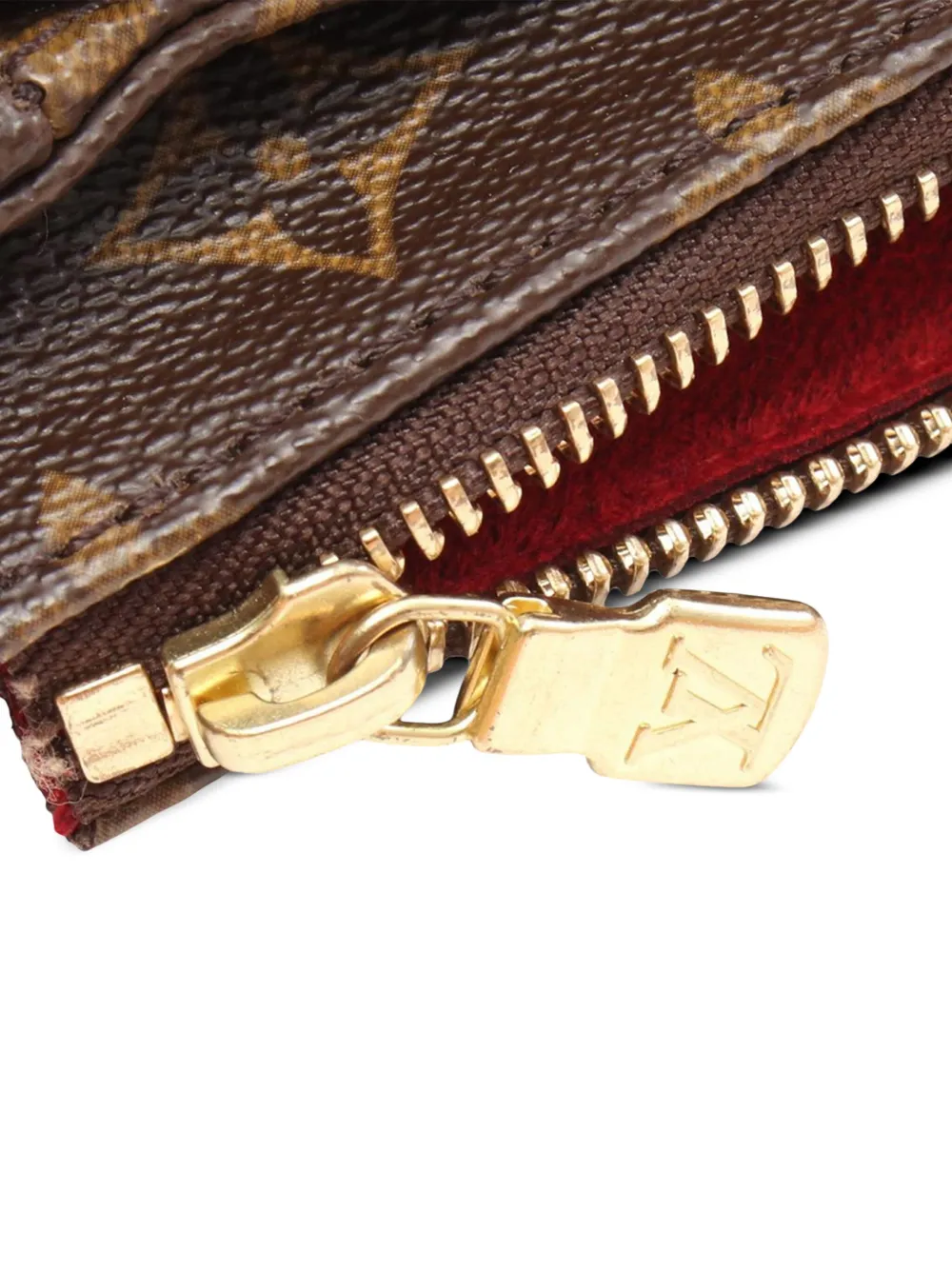 Pre-owned Louis Vuitton 2004 Monogram Viva Cite Gm Shoulder Bag In Brown