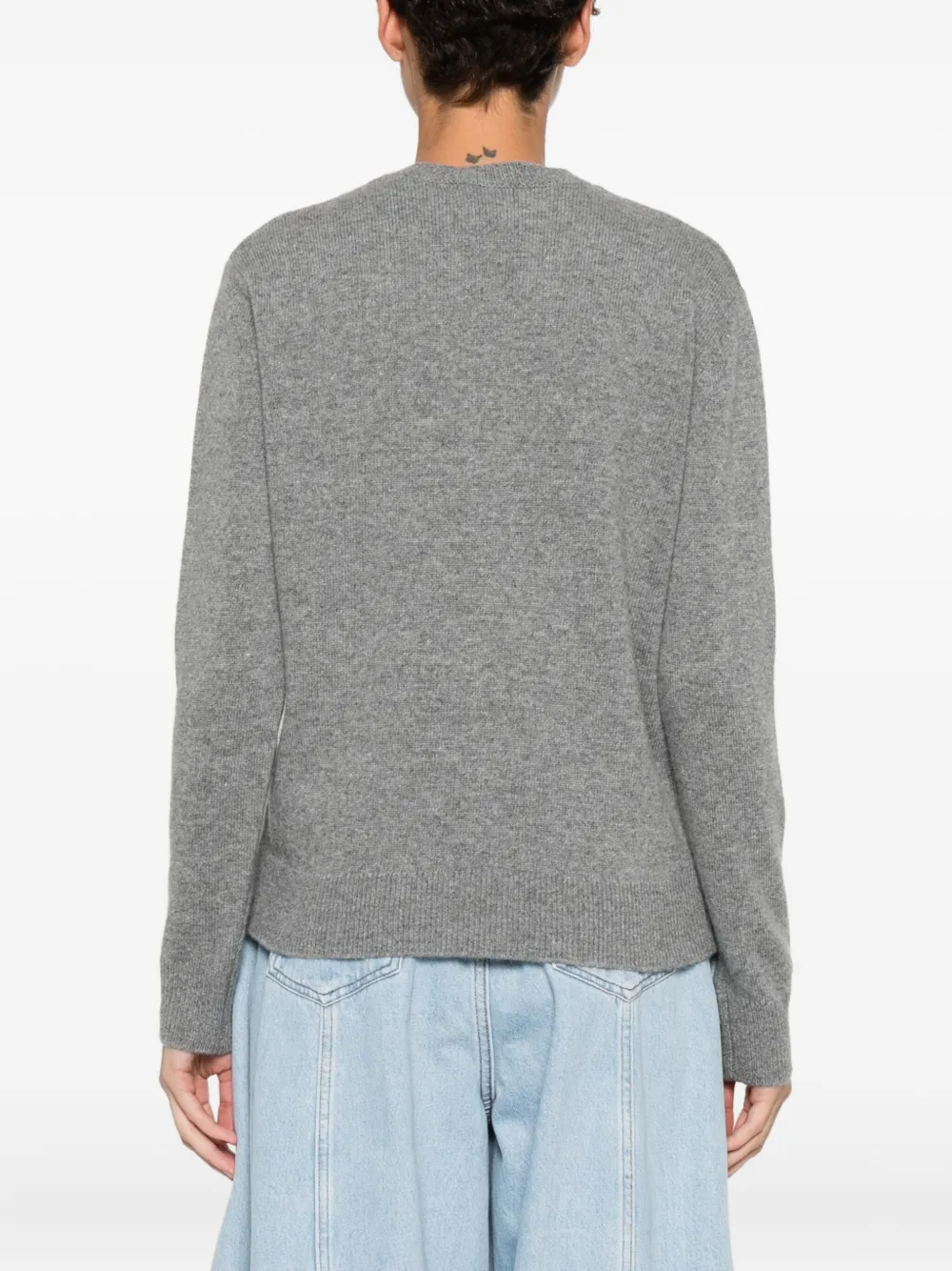 Mc2 Saint Barth Long-sleeve Sweater In Gray