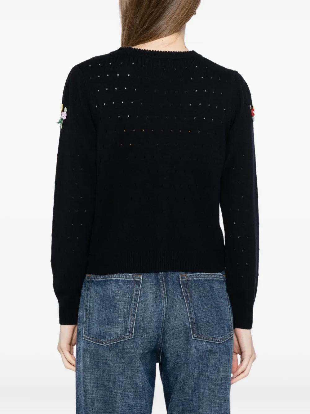 Rixo London Merinda Cardigan In Black