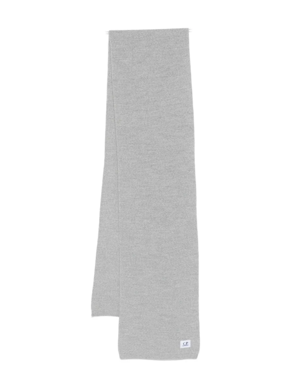 C.P. Company logo-appliqué scarf - Grigio