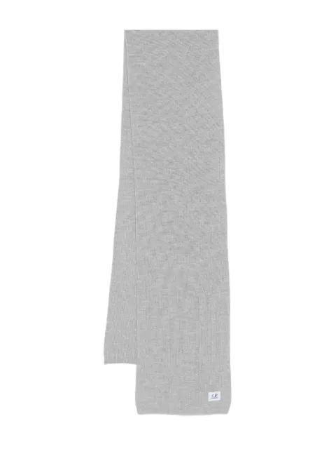 C.P. Company logo-appliqué scarf