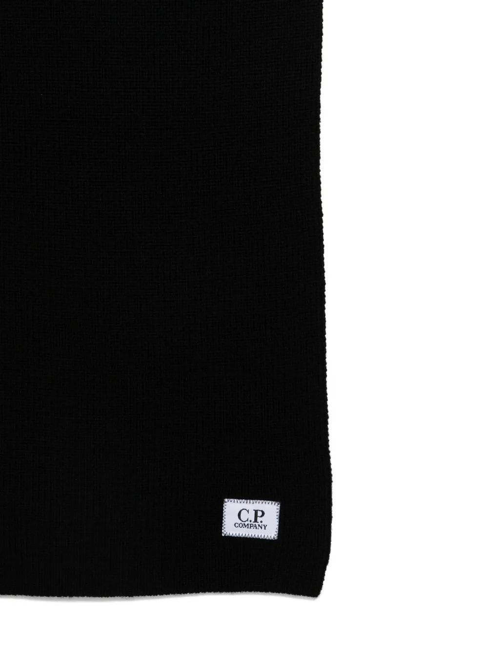 C.P. Company Wollen sjaal - Zwart