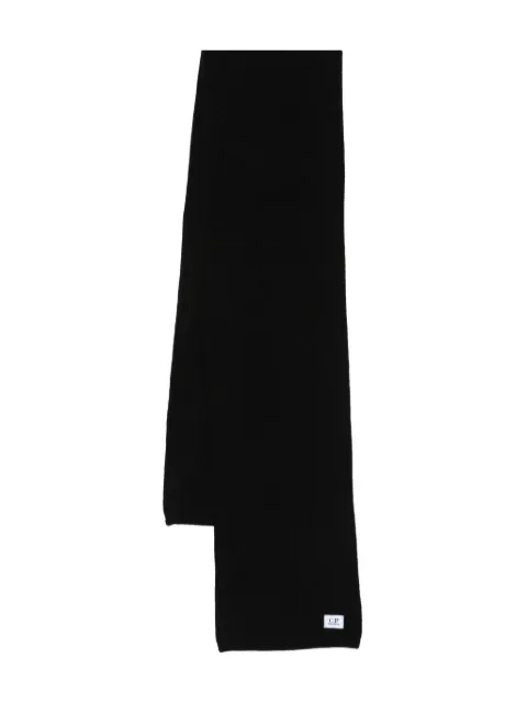 C.P. Company logo-appliqué scarf