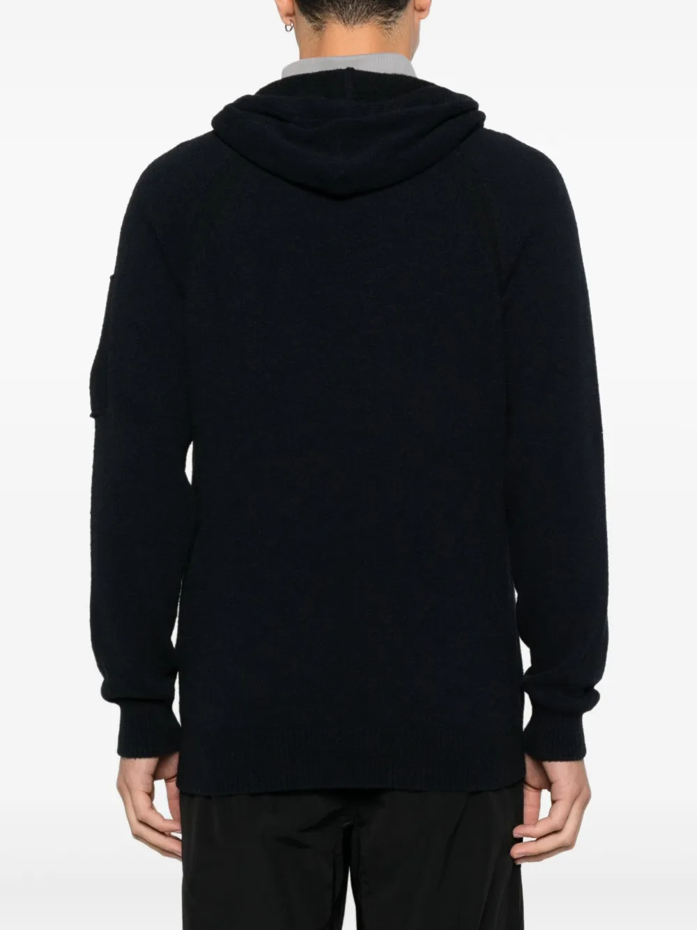 C.P. Company Hoodie met opgestikte zak Blauw