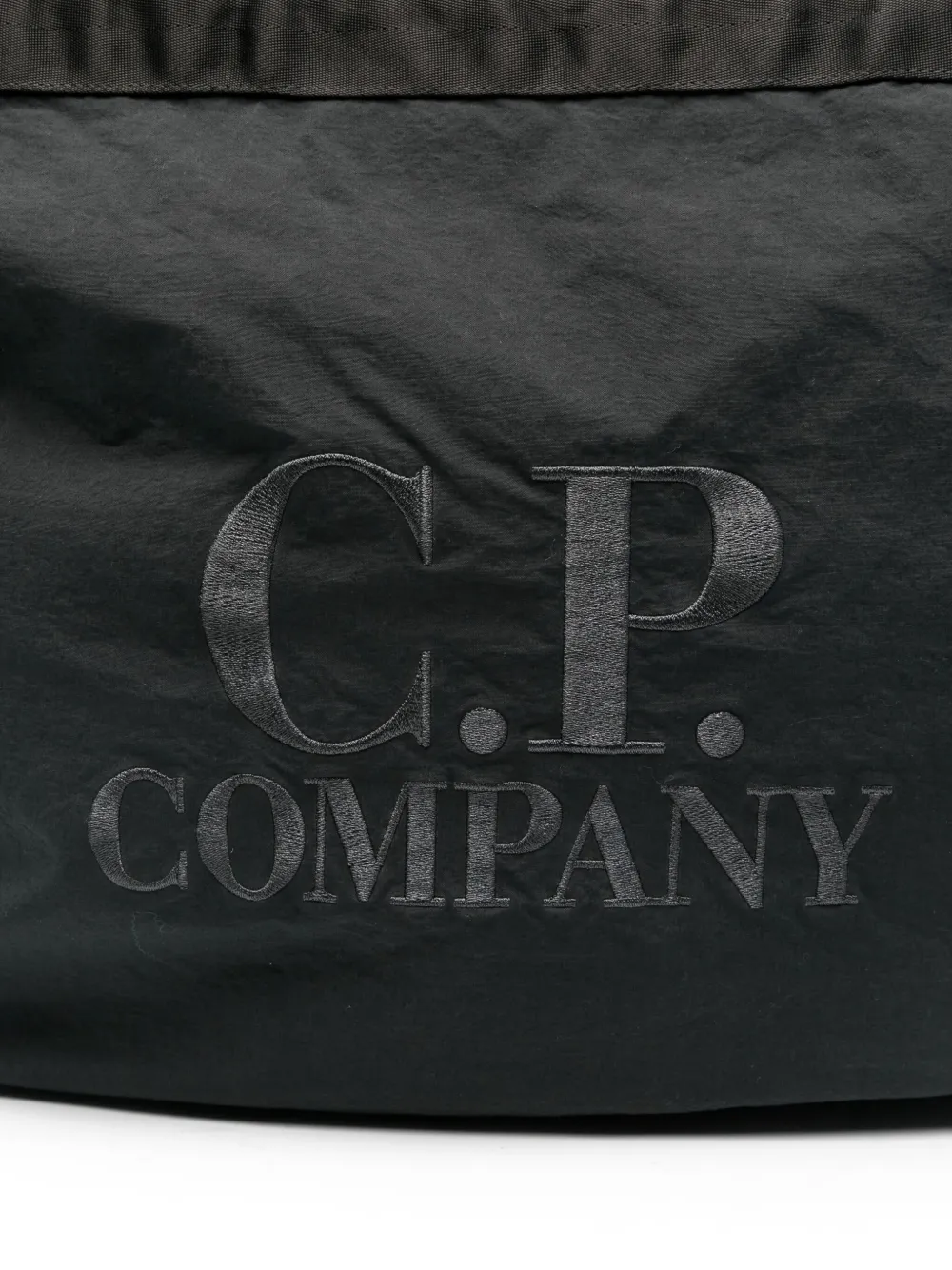 C.P. Company Schoudertas met geborduurd logo Grijs