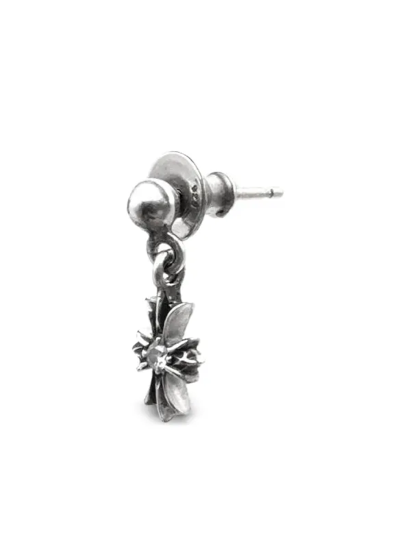 Chrome Hearts Cross Drop Earring | Silver | FARFETCH ZA
