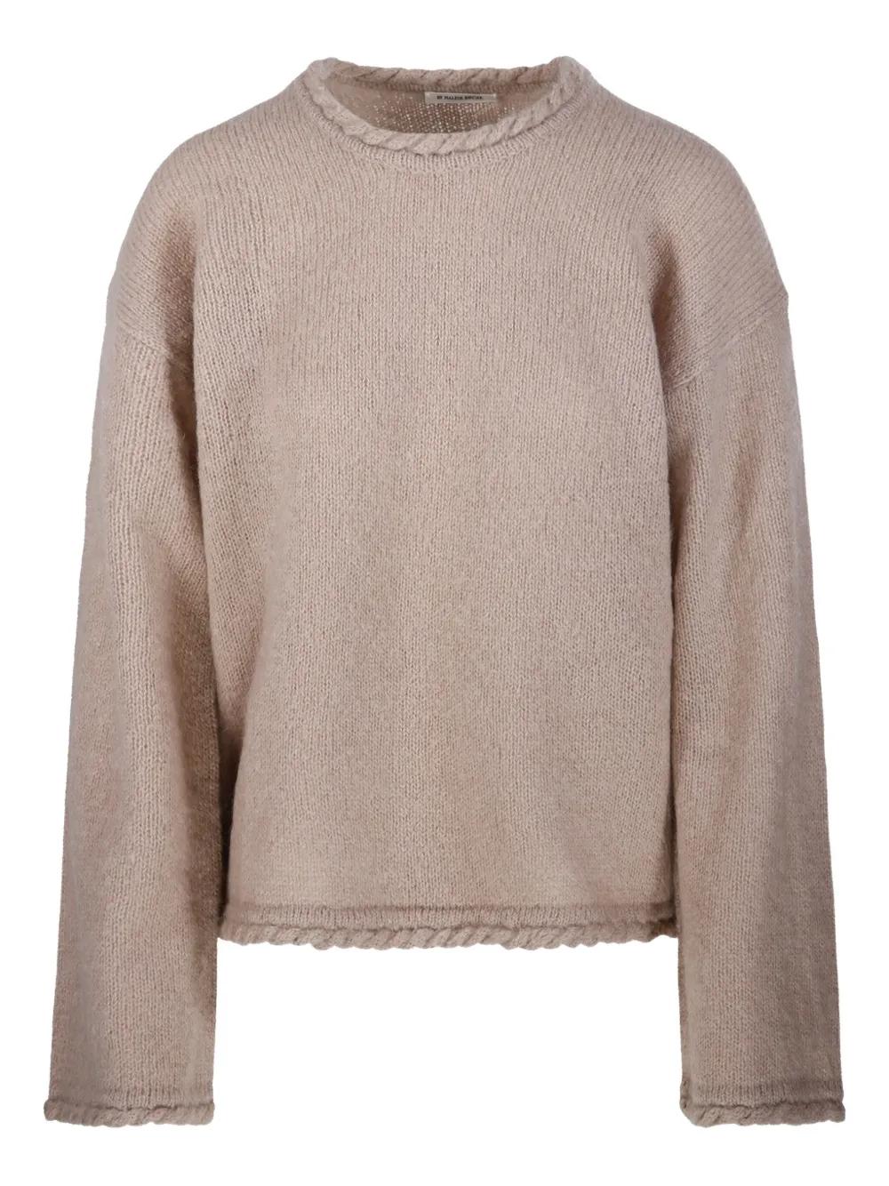 By Malene Birger braided-trim sweater - Nude
