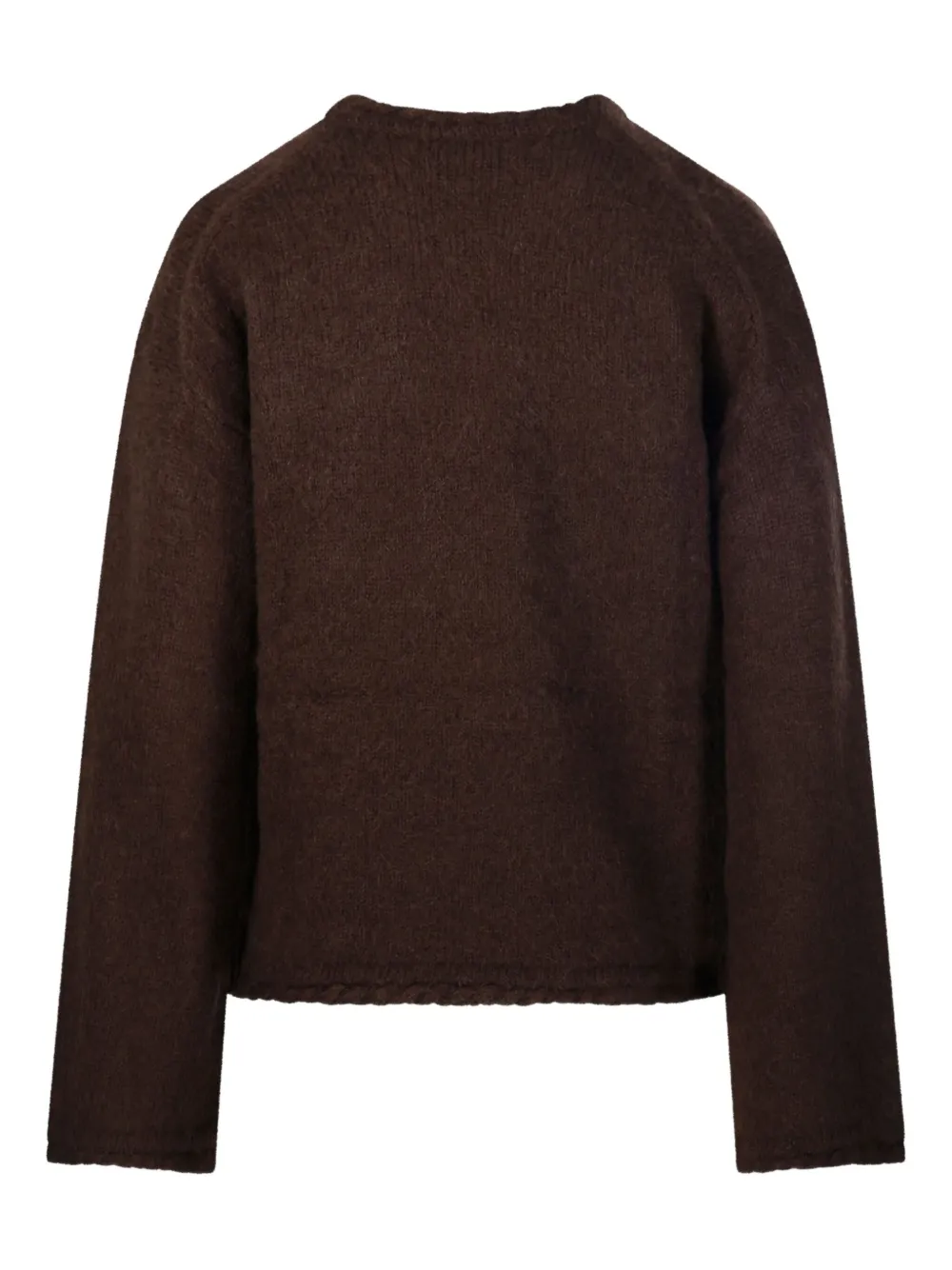 By Malene Birger Crew-neck Sweater In Brown