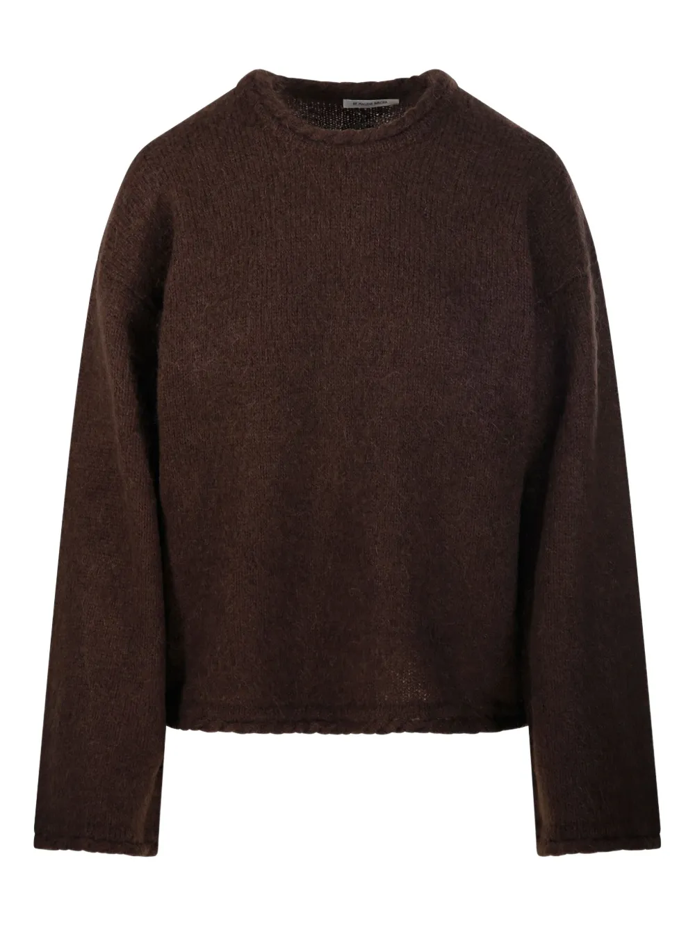 By Malene Birger Crew-neck Sweater In Brown