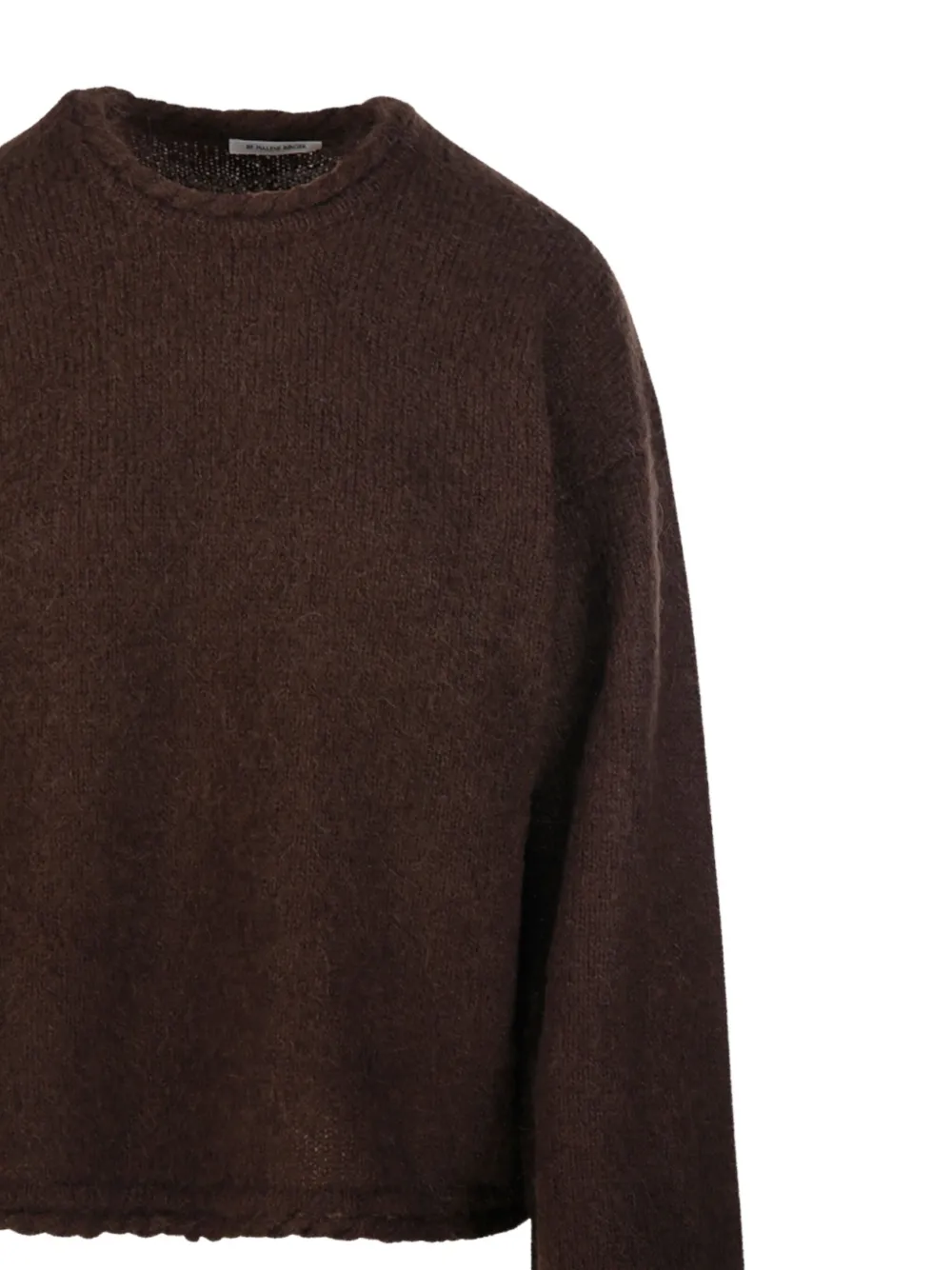 By Malene Birger Crew-neck Sweater In Brown