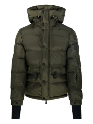 Moncler Grenoble Grifford shearling-panels Puffer Jacket | Green