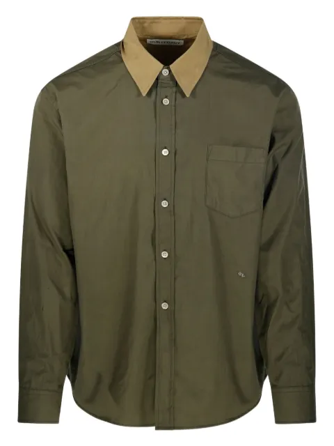 OUR LEGACY playera tipo polo con cuello en contraste