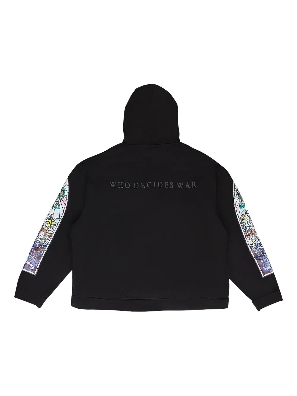 Who Decides War Graphic-print Hoodie In Black