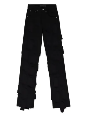 AMIRI M65 Cargo Kick Flare Jeans | Black | FARFETCH