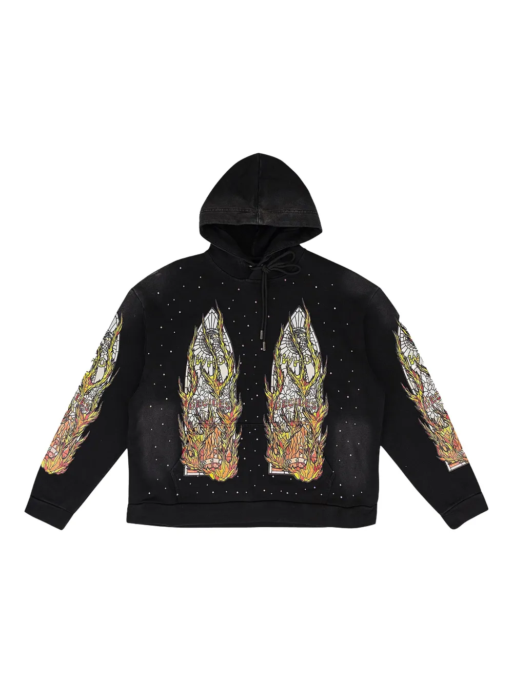Who Decides War Long-sleeve Hoodie In Black