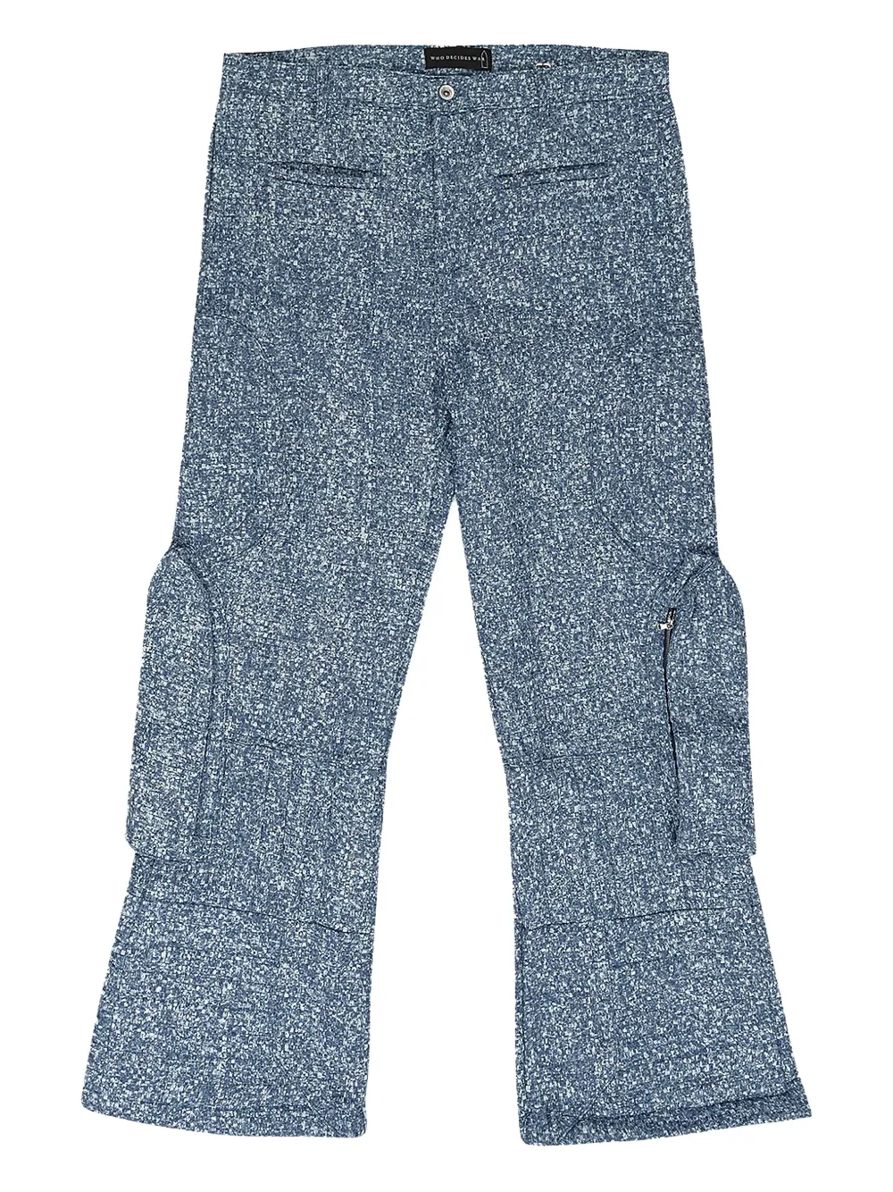 Who Decides War button-fastening trousers | Blue | Image 1