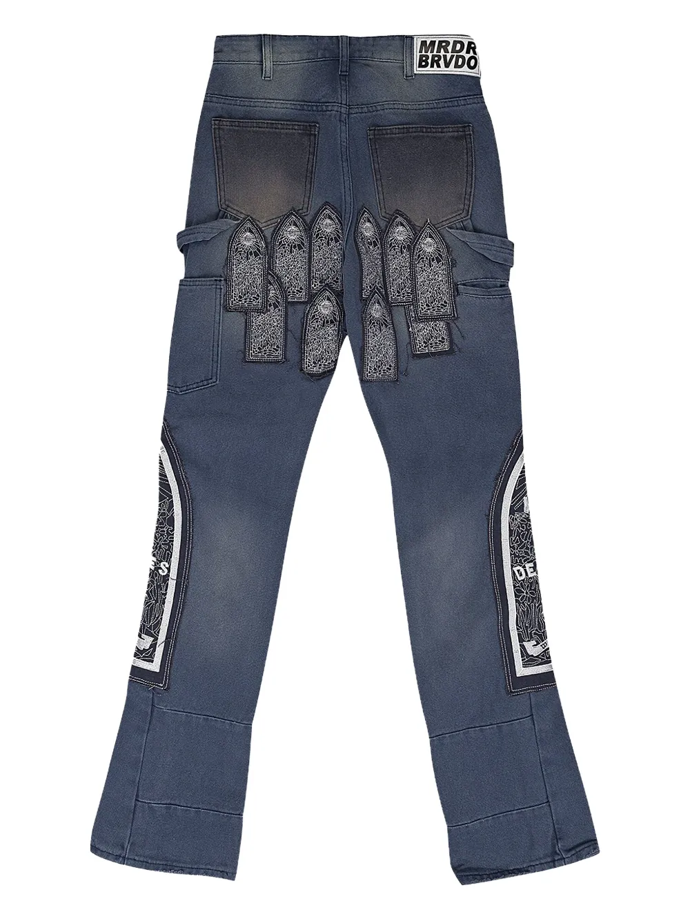 Who Decides War Jeans met patch - Paars
