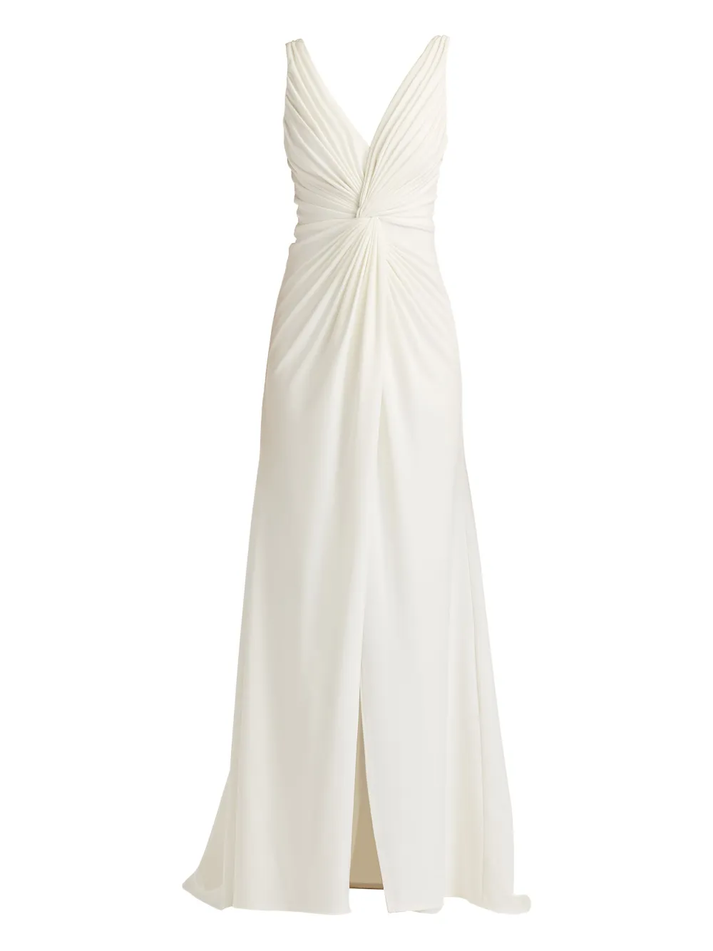 Tadashi Shoji Jessey twist-detail gown | White | Image 1