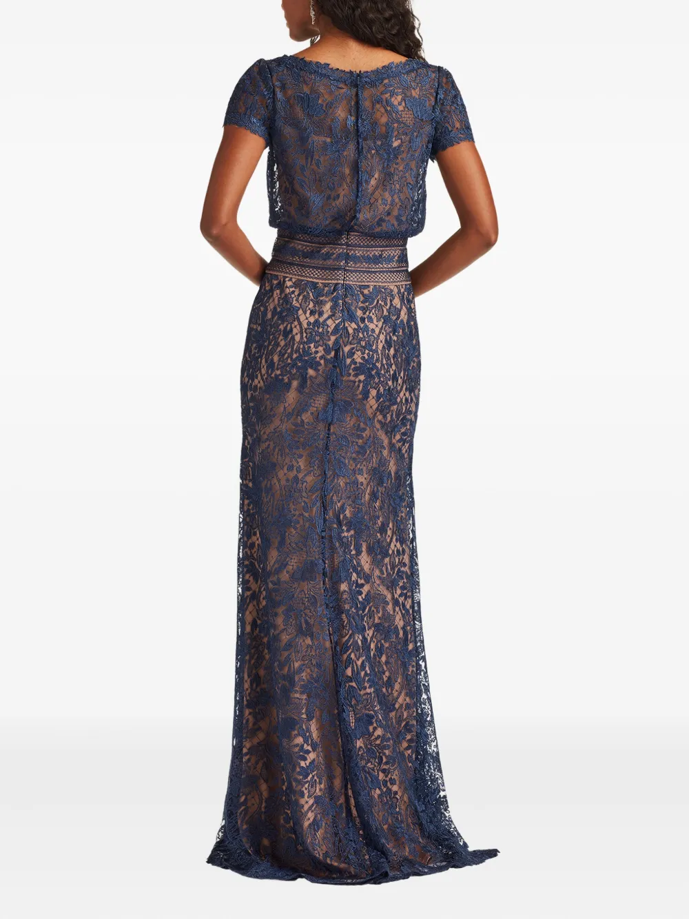 Tadashi Shoji Calista floral-lace dress - Blauw