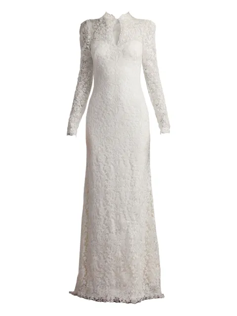 Tadashi Shoji Heiss floral-lace gown