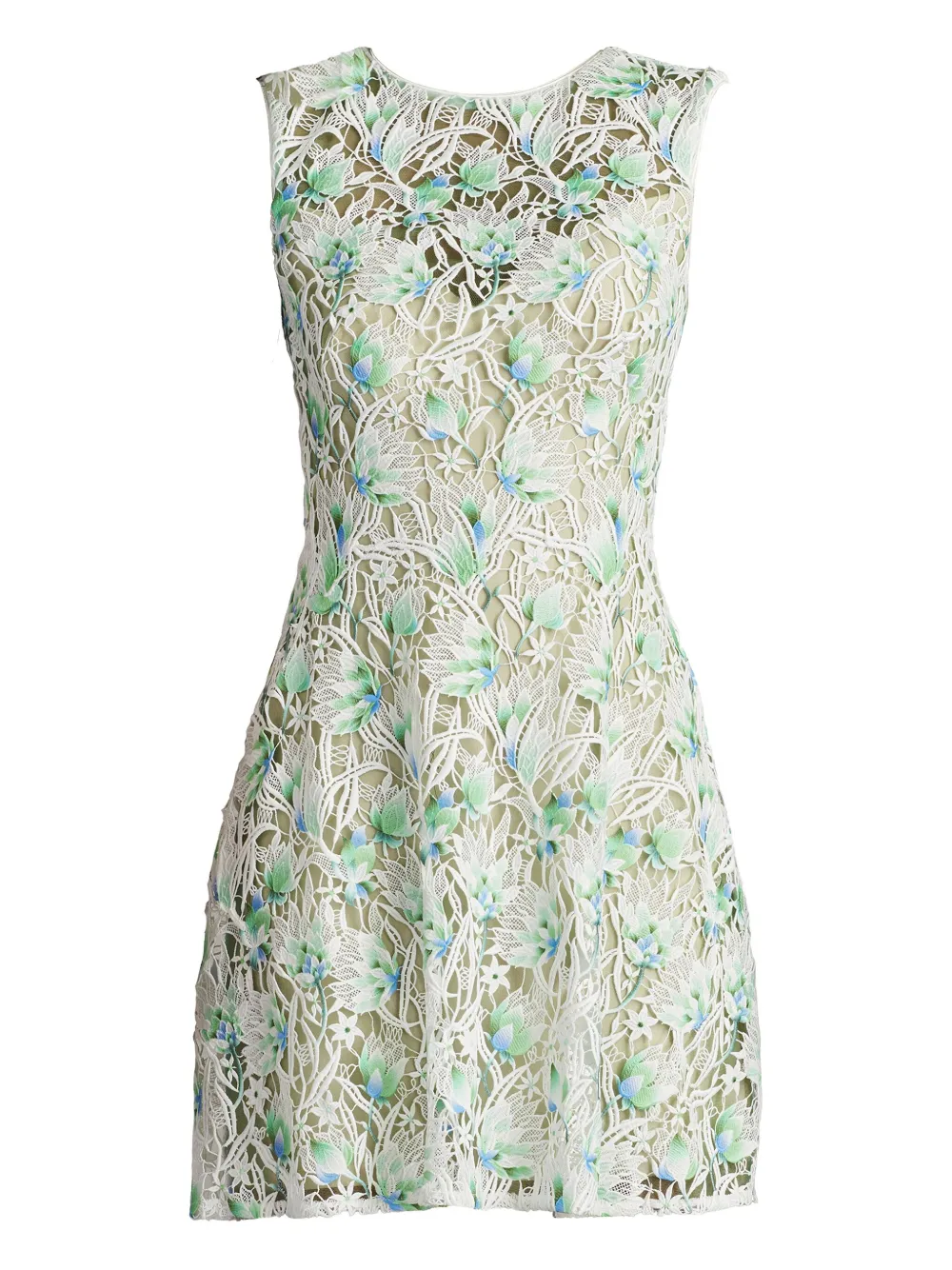Tadashi Shoji Pyla jurk met bloemenkant Wit