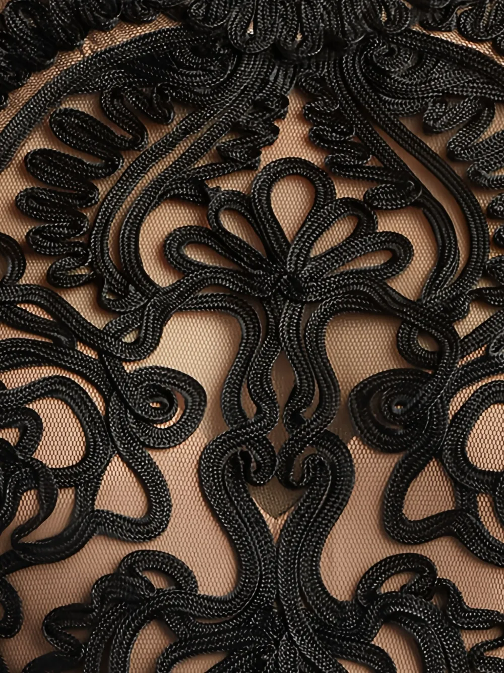 Tadashi Shoji Nerra jurk met kant Zwart