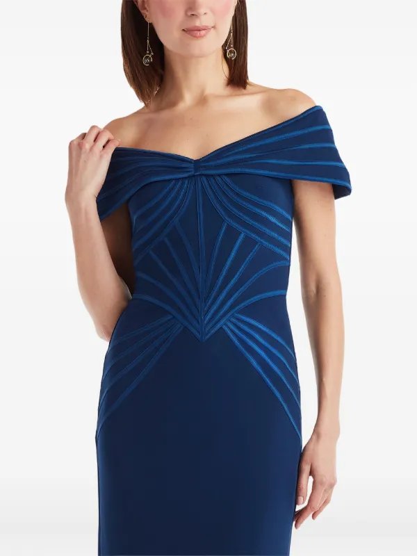 white christmas dresses Tadashi Shoji BOS22896MQ Short Long Sleeve Fitted Plus Size Cocktail Dress