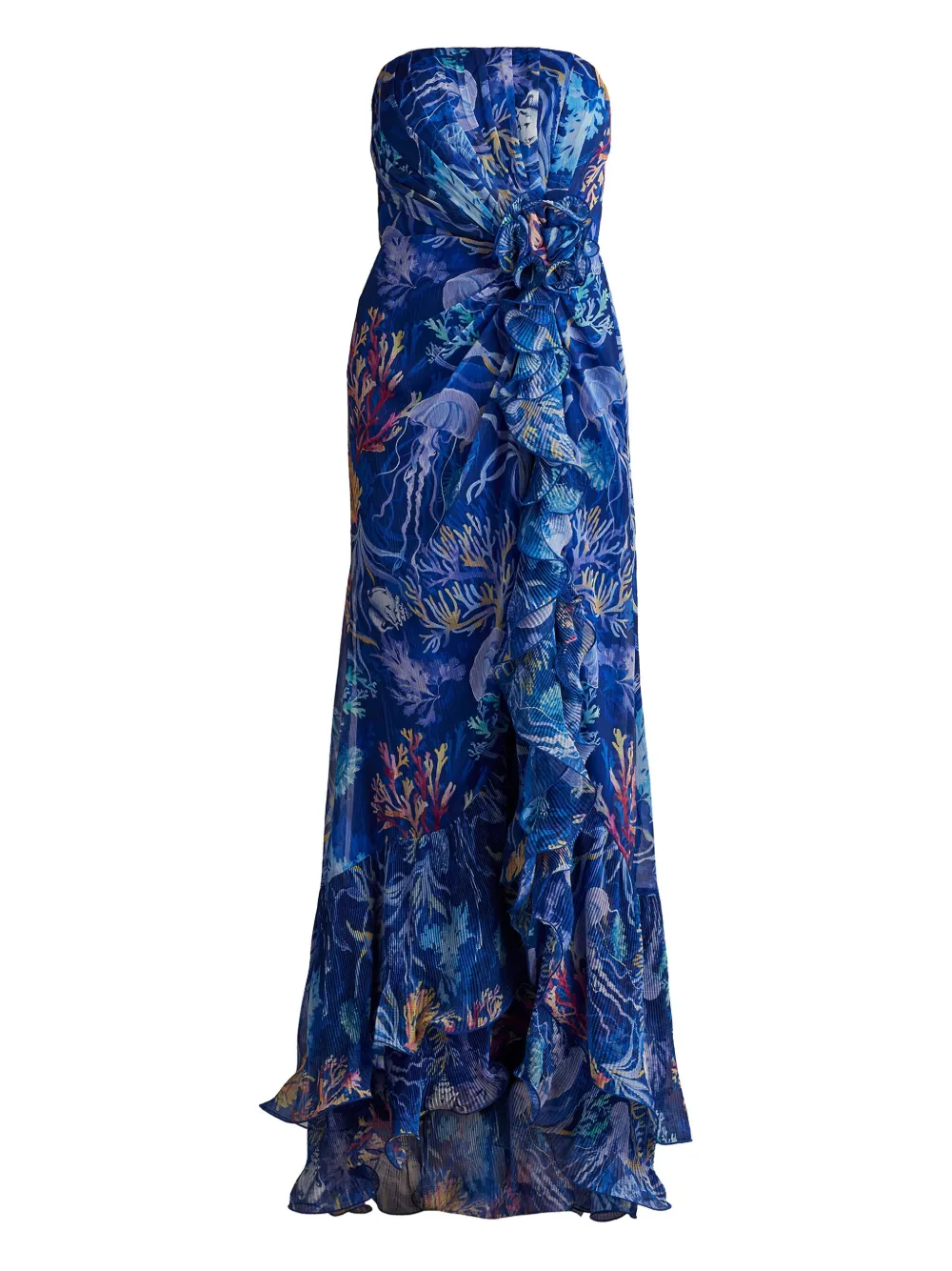 Tadashi Shoji Morwenna strapless dress - Blu
