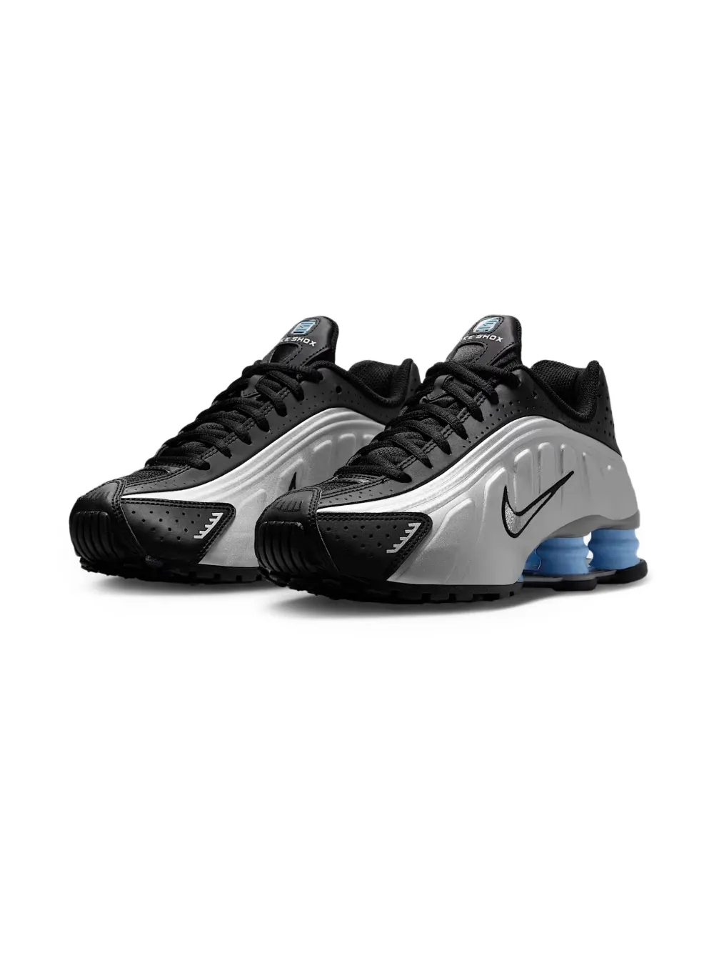 Nike Kids Shox R4 sneakers - Argento