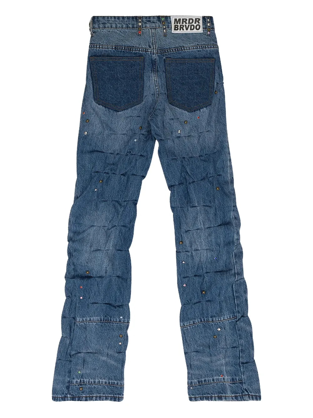 Who Decides War Jeans met studs - Blauw