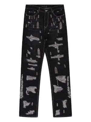 Purple Brand P004 フレア カーゴジーンズ | ブラック | FARFETCH JP