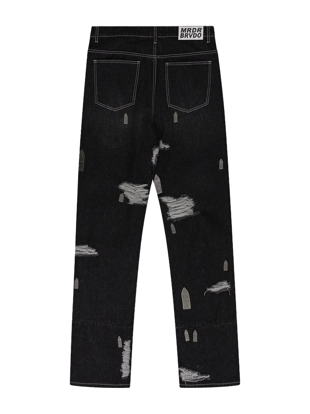 Who Decides War Distressed Jeans In Black