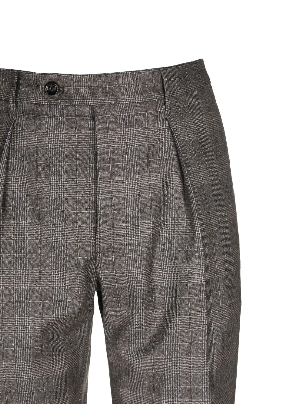 Berwich Geruite plooibroek - Grijs