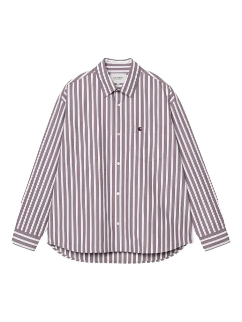 Carhartt WIP Malden striped-pattern shirt