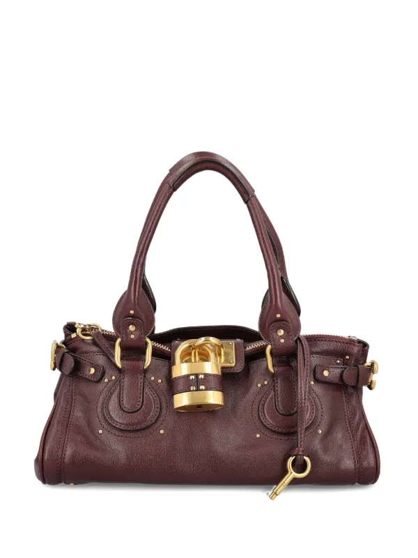 Chloé Paddington Tote Bag | Purple | FARFETCH