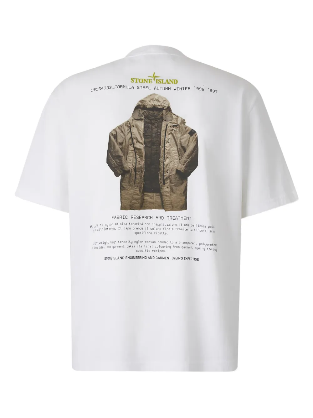 Stone Island logo-motif short-sleeve T-shirt - Wit