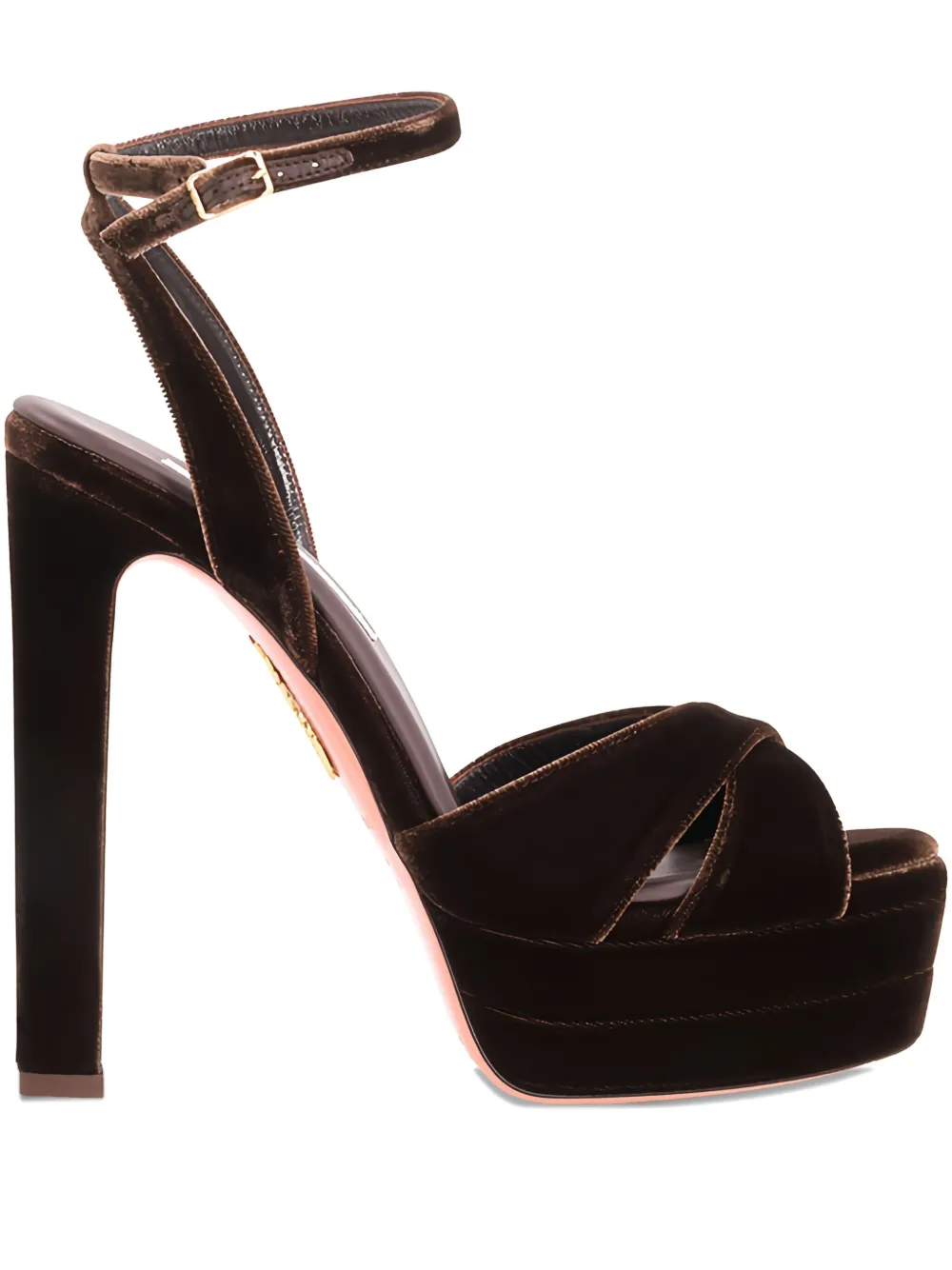 Aquazzura 130 mm Divine sandalen met hak Bruin