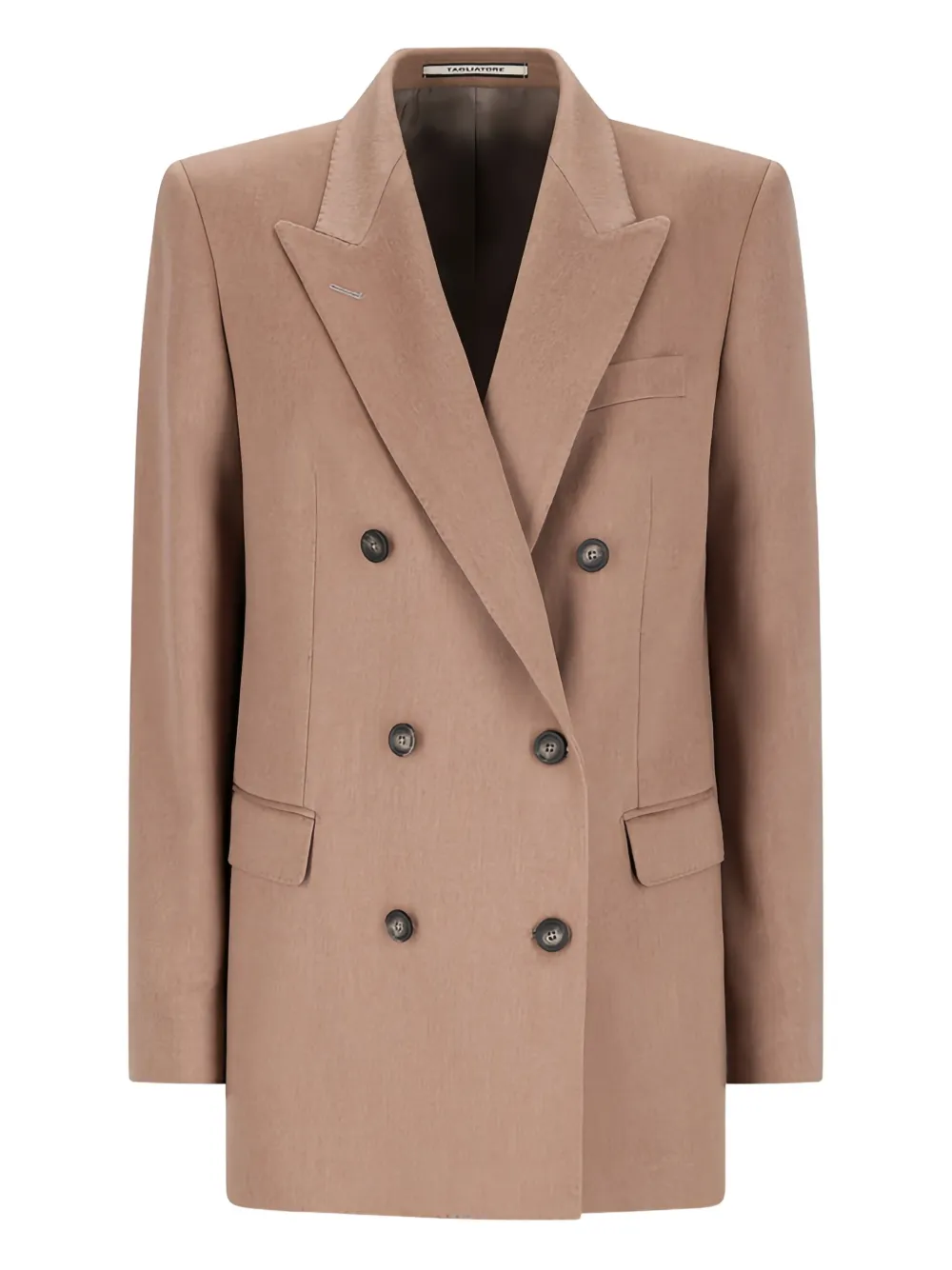 Tagliatore Jasmine Double-breasted Blazer In Brown