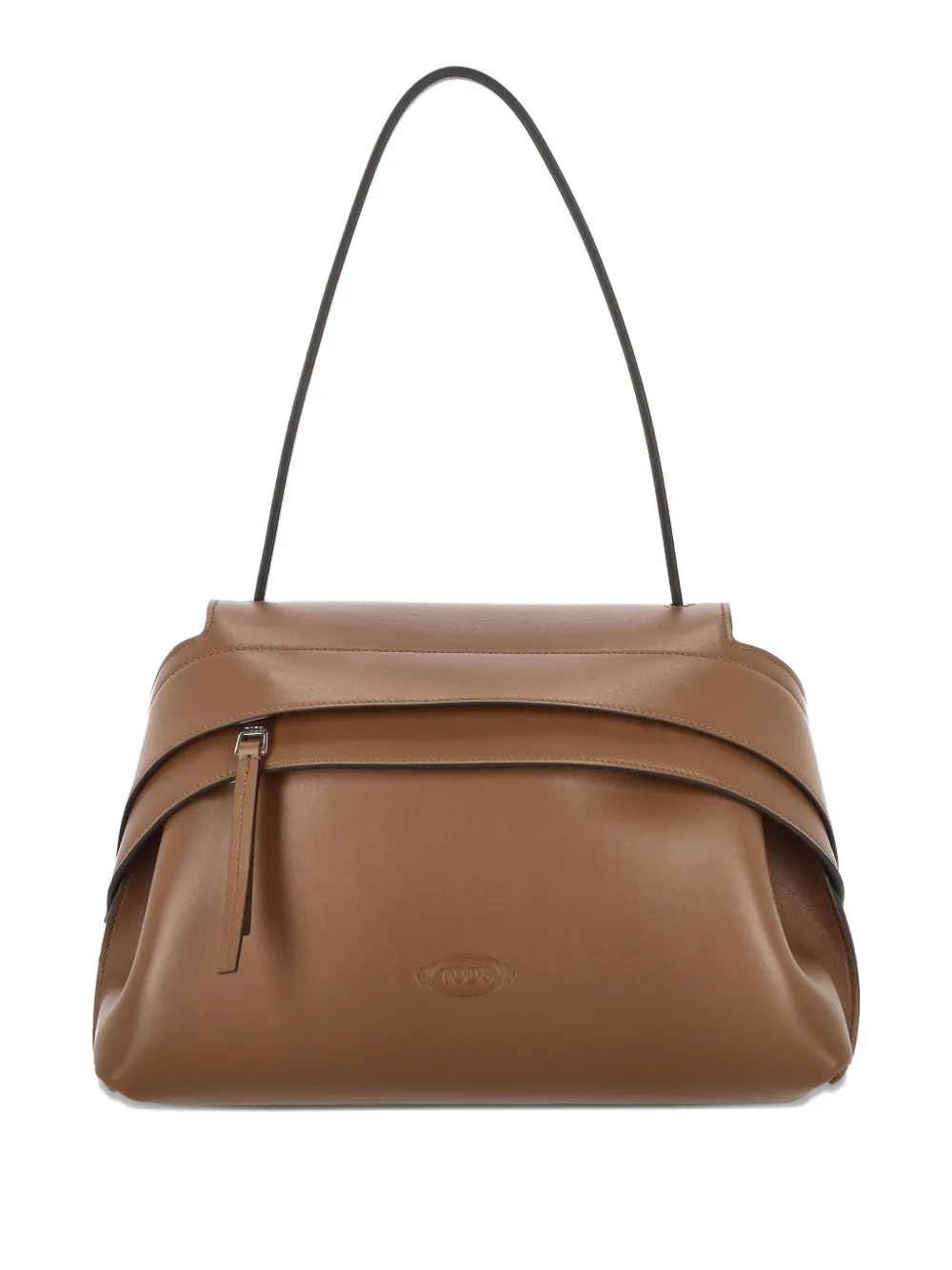 Tod's Small Wave Shoulder Bag With Adjustable Strap In Brown
