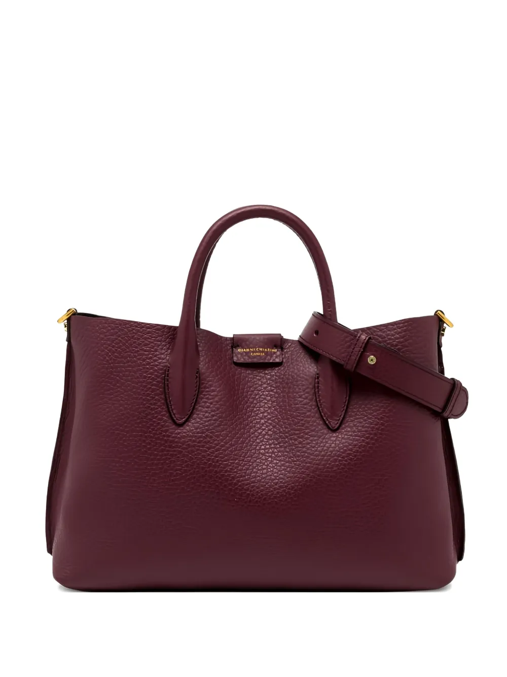 Gianni Chiarini Aretha Tote Bag In Burgundy