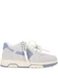 Off-White arrow-brand suede sneakers - Grey