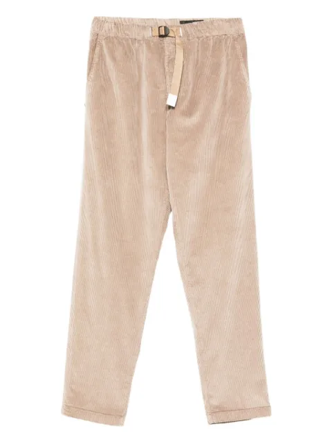 White Sand corduroy belt trousers