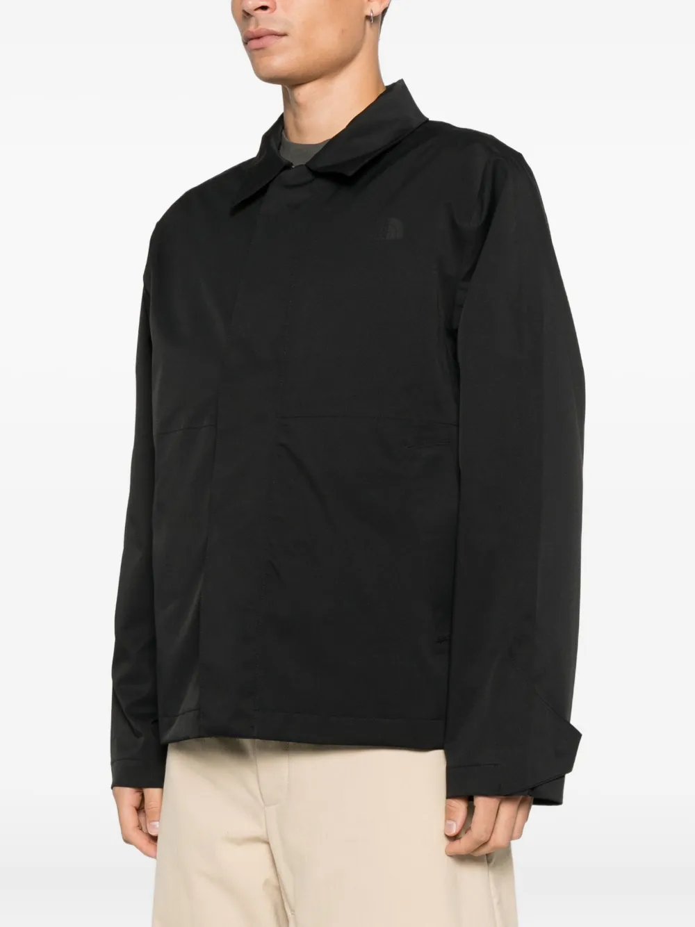 The North Face Gewatteerd jack met drukknoop Zwart