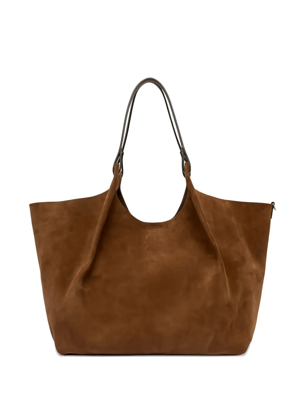GIANNI CHIARINI Dua suède schoudertas - Bruin
