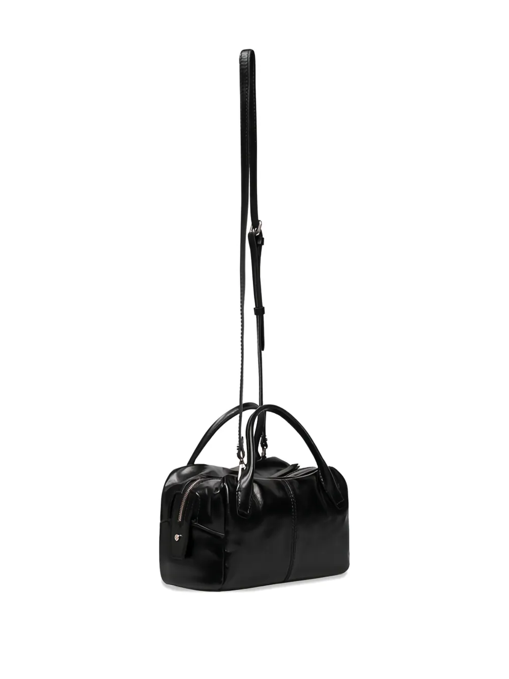 GIANNI CHIARINI zip leather tote bag - Zwart