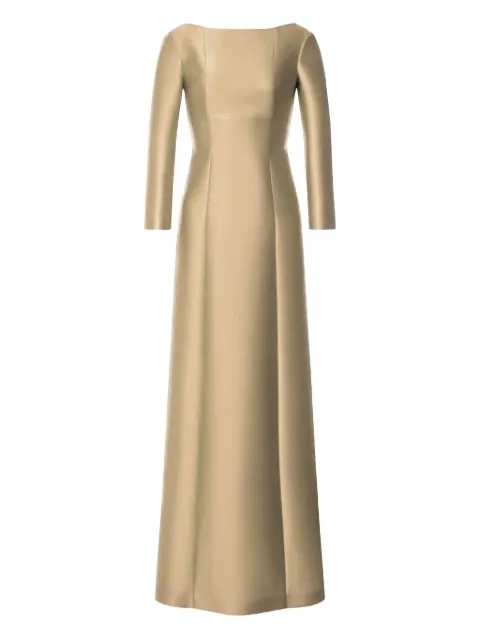 Alberta Ferretti long-sleeve maxi dress