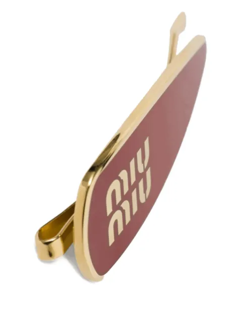 Miu Miu logo-detail hair clip